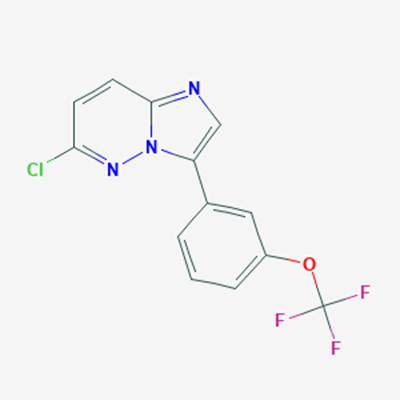 Picture of Imidazo[1,2-b]pyridazine, 6-chloro-3-[3-(trifluoromethoxy)phenyl]-