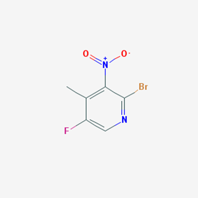 Picture of 2-Bromo-5-fluoro-4-methyl-3-nitropyridine