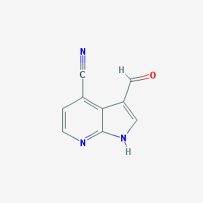 Picture of 3-Formyl-1H-pyrrolo[2,3-b]pyridine-4-carbonitrile