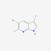 Picture of 5-Bromo-3-iodo-6-methyl-1H-pyrrolo[2,3-b]pyridine
