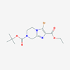 Picture of 7-tert-Butyl 2-ethyl 3-bromo-5,6-dihydroimidazo[1,2-a]pyrazine-2,7(8H)-dicarboxylate