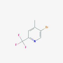 Picture of 5-Bromo-4-methyl-2-(trifluoromethyl)pyridine
