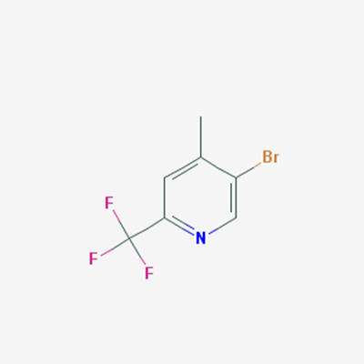 Picture of 5-Bromo-4-methyl-2-(trifluoromethyl)pyridine