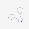 Picture of 1-(Tetrahydro-2H-pyran-2-yl)-5-(4,4,5,5-tetramethyl-1,3,2-dioxaborolan-2-yl)-1H-imidazole