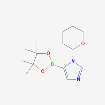 Picture of 1-(Tetrahydro-2H-pyran-2-yl)-5-(4,4,5,5-tetramethyl-1,3,2-dioxaborolan-2-yl)-1H-imidazole