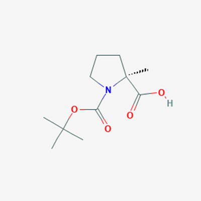 Picture of (S)-1-(tert-Butoxycarbonyl)-2-methylpyrrolidine-2-carboxylic acid