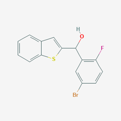 Picture of Benzo[b]thiophen-2-yl(5-bromo-2-fluorophenyl)methanol