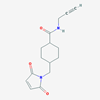 Picture of 4-((2,5-Dioxo-2,5-dihydro-1H-pyrrol-1-yl)methyl)-N-(prop-2-yn-1-yl)cyclohexanecarboxamide