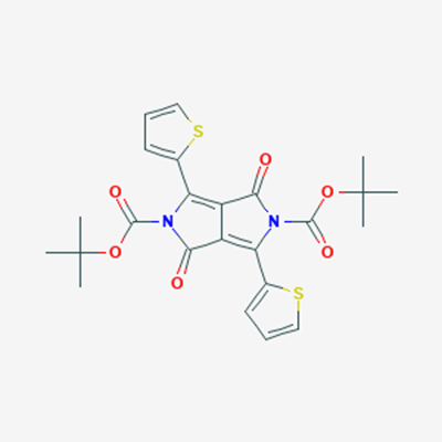 Picture of Di-tert-butyl 1,4-dioxo-3,6-di(thiophen-2-yl)pyrrolo[3,4-c]pyrrole-2,5(1H,4H)-dicarboxylate