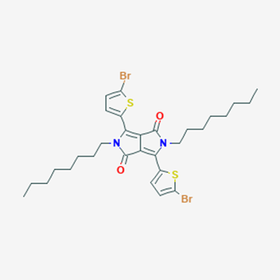 Picture of 3,6-Bis(5-bromothiophen-2-yl)-2,5-dioctylpyrrolo[3,4-c]pyrrole-1,4(2H,5H)-dione