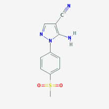 Picture of 5-Amino-1-(4-(methylsulfonyl)phenyl)-1H-pyrazole-4-carbonitrile