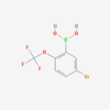 Picture of (5-Bromo-2-(trifluoromethoxy)phenyl)boronic acid