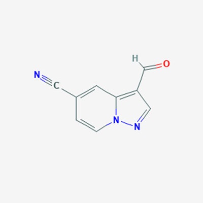 Picture of 3-Formylpyrazolo[1,5-a]pyridine-5-carbonitrile