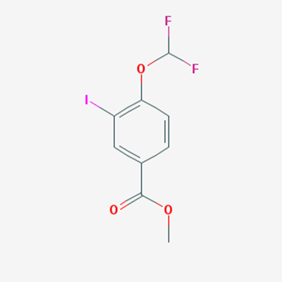 Picture of Methyl 4-(difluoromethoxy)-3-iodobenzoate