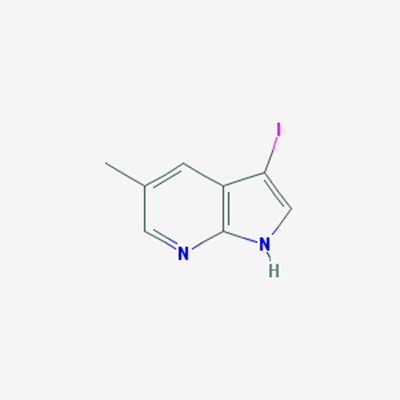 Picture of 3-Iodo-5-methyl-1H-pyrrolo[2,3-b]pyridine