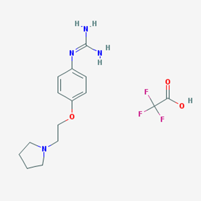 Picture of 1-(4-(2-(Pyrrolidin-1-yl)ethoxy)phenyl)guanidine 2,2,2-trifluoroacetate