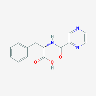 Picture of (S)-3-Phenyl-2-(pyrazine-2-carboxamido)propanoic acid