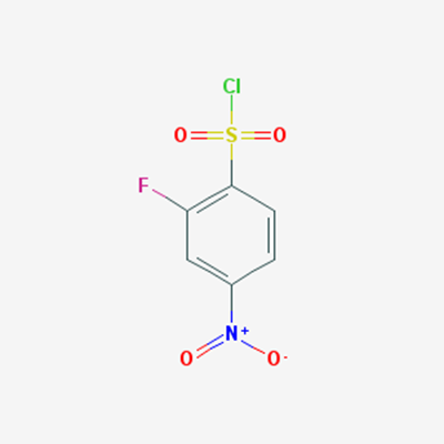 Picture of 2-Fluoro-4-nitrobenzene-1-sulfonyl chloride