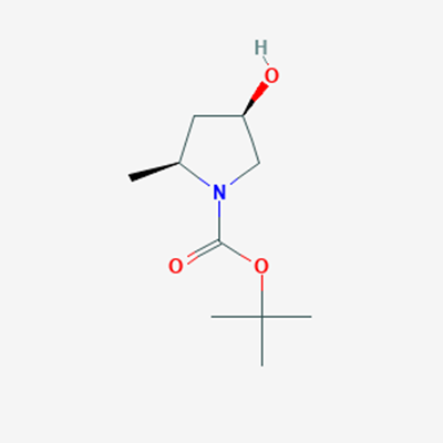 Picture of (2S,4R)-tert-Butyl 4-hydroxy-2-methylpyrrolidine-1-carboxylate