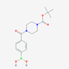 Picture of (4-(4-(tert-Butoxycarbonyl)piperazine-1-carbonyl)phenyl)boronic acid