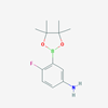 Picture of 4-fluoro-3-(4,4,5,5-tetramethyl-1,3,2-dioxaborolan-2-yl)aniline