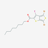 Picture of octyl 4,6-dibromo-3-fluorothieno[3,4-b]thiophene-2-carboxylate