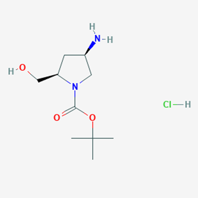 Picture of (2R,4R)-1-Boc-2-Hydroxymethyl-4-aminopyrrolidine hydrochloride
