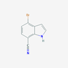 Picture of 4-Bromo-1H-indole-7-carbonitrile