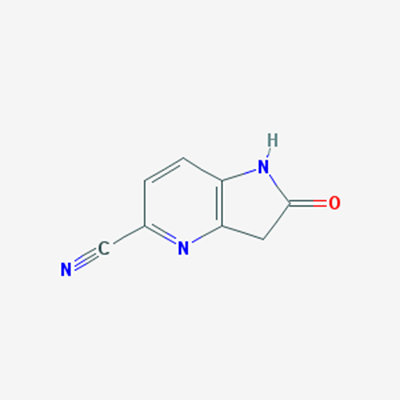 Picture of 2-Oxo-2,3-dihydro-1H-pyrrolo[3,2-b]pyridine-5-carbonitrile