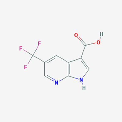 Picture of 5-(Trifluoromethyl)-1H-pyrrolo[2,3-b]pyridine-3-carboxylic acid