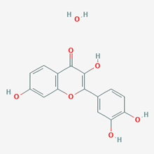 Picture of 2-(3,4-Dihydroxyphenyl)-3,7-dihydroxy-4H-chromen-4-one hydrate