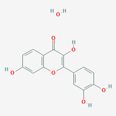 Picture of 2-(3,4-Dihydroxyphenyl)-3,7-dihydroxy-4H-chromen-4-one hydrate