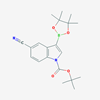 Picture of tert-Butyl 5-cyano-3-(4,4,5,5-tetramethyl-1,3,2-dioxaborolan-2-yl)-1H-indole-1-carboxylate