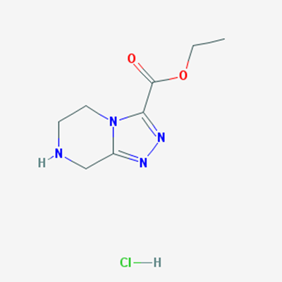 Picture of Ethyl 5,6,7,8-tetrahydro-[1,2,4]triazolo[4,3-a]pyrazine-3-carboxylate hydrochloride