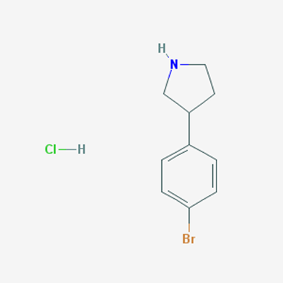 Picture of 3-(4-Bromophenyl)pyrrolidine hydrochloride