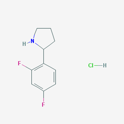 Picture of 2-(2,4-Difluorophenyl)pyrrolidine hydrochloride