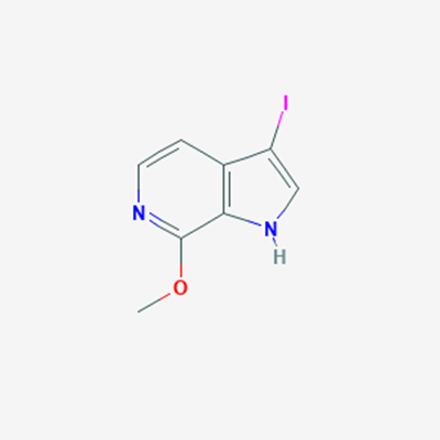 Picture of 3-Iodo-7-methoxy-1H-pyrrolo[2,3-c]pyridine
