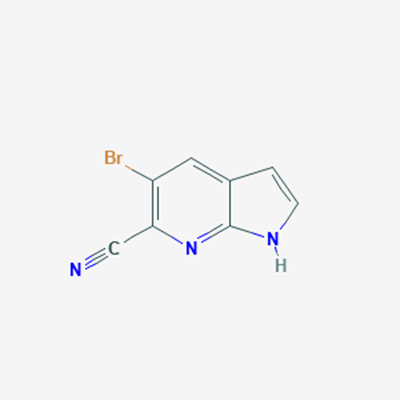 Picture of 5-Bromo-1H-pyrrolo[2,3-b]pyridine-6-carbonitrile
