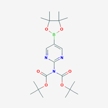 Picture of Imidodicarbonic acid, 2-[5-(4,4,5,5-tetramethyl-1,3,2-dioxaborolan-2-yl)-2-pyrimidinyl]-, 1,3-bis(1,1-dimethylethyl) ester