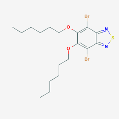 Picture of 4,7-Dibromo-5,6-bis(hexyloxy)benzo[c][1,2,5]thiadiazole