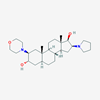 Picture of (2b,3a,5a,16b,17b)-2-(4-Morpholinyl)-16-(1-pyrrolidinyl)androstane-3,17-diol