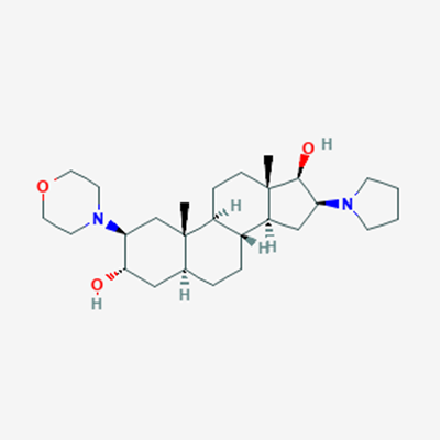 Picture of (2b,3a,5a,16b,17b)-2-(4-Morpholinyl)-16-(1-pyrrolidinyl)androstane-3,17-diol