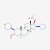 Picture of (2b,3a,5a,16b,17b)-17-Acetoxy-3-hydroxy-2-(4-morpholinyl)-16-(1-pyrrolidinyl)androstane