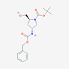 Picture of (2S,4R)-tert-Butyl 4-(((benzyloxy)carbonyl)amino)-2-(hydroxymethyl)pyrrolidine-1-carboxylate