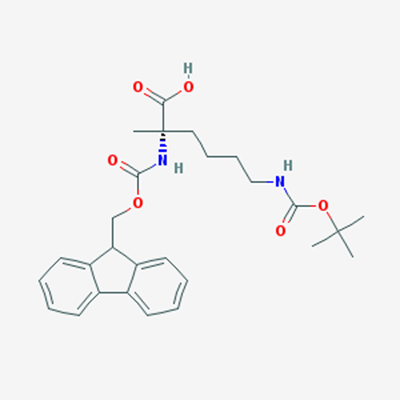 Picture of (S)-2-((((9H-Fluoren-9-yl)methoxy)carbonyl)amino)-6-((tert-butoxycarbonyl)amino)-2-methylhexanoic acid