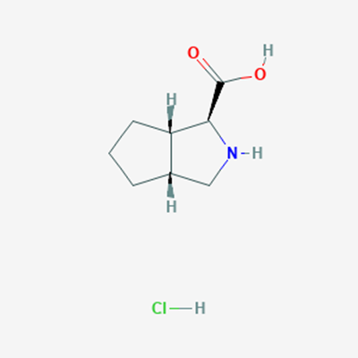 Picture of (1S,3aR,6aS)-Octahydrocyclopenta[c]pyrrole-1-carboxylic acid hydrochloride