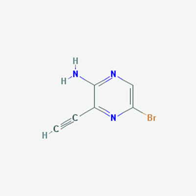 Picture of 2-Amino-5-bromo-3-ethynylpyrazine
