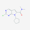Picture of 2-Chloro-7-cyclopentyl-N,N-dimethyl-7H-pyrrolo[2,3-d]pyrimidine-6-carboxamide