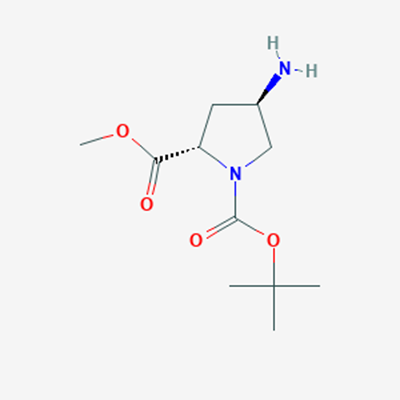 Picture of (2S,4R)-1-tert-Butyl 2-methyl 4-aminopyrrolidine-1,2-dicarboxylate