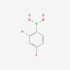 Picture of (2-Bromo-4-fluorophenyl)boronic acid